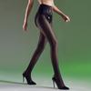Huaxianzi High Waist Tummy Control Open Crotch Fleece-Lined Leggings for Women - Nude Look, Warm for Autumn/Winter.