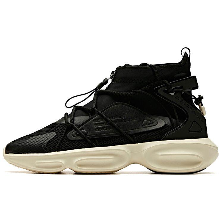 Anta Casual Shoes Men's High Top Black White 91948800-3