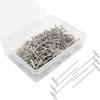 100Pcs Straight Pins Blocking Knitting Pins Sharp Point Sewing Pins for Wigs T Pins  DIY Crafts