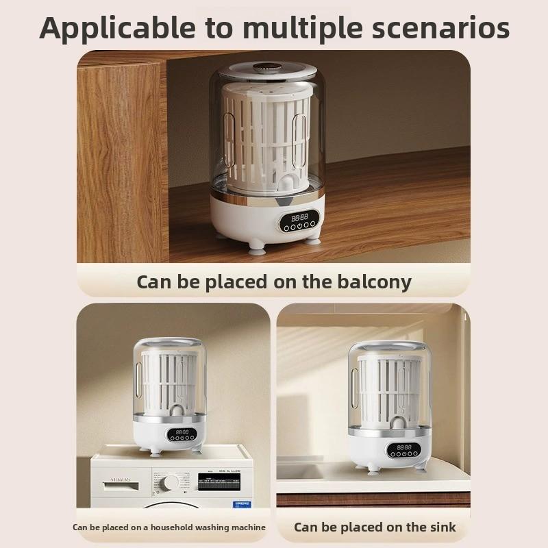 Mini lavadora portátil para ropa interior y calcetines, lavadora inalámbrica recargable sin instalación