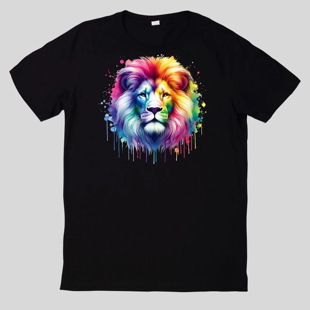 T-Shirt Regenbogentiere Baumwolle Fun Spaß Sprüche Lustig Cartoon