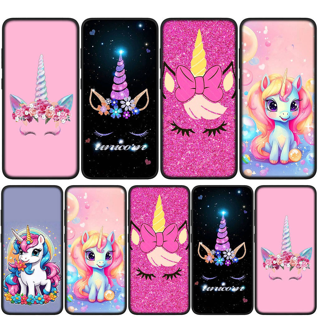 Cover for iPhone 17 16 15 Xiaomi Poco Redmi Note 14 13 12 11 Pro Max 9 16e Samsung Galaxy S25 S24 S23 OPPO Huawei Unicorn Horse Comics Phone Case