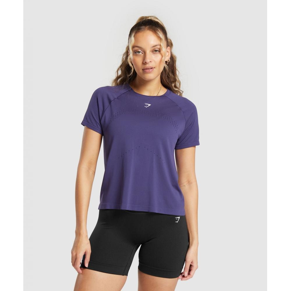 

Бесшовная футболка GYMSHARK Sweat Galaxy Purple B7A2I PBVL XXL