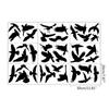 9pcs Anti-collision Bird Glass for Windows Sticker Static Electricity Removable for Windows Grille Warnings Wall Sticker