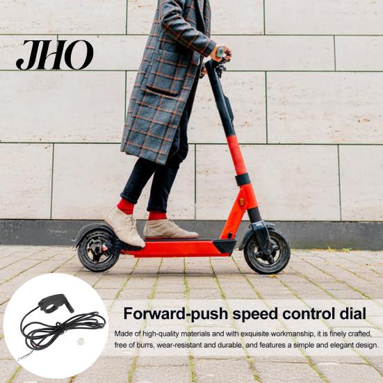 Electric Bike Speed Control Shifter Thumb Throttle Male Female 3 Pin Replacement with Waterproof Connector Part Accessories Accessory