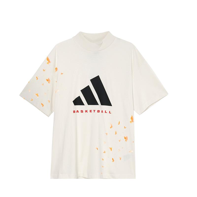 Adidas Basketball The 2025 Collection Chapter 01 Fashion Basketball Sports Casual Simple Comfortable Short Sleeve T-Shirt JE3762(TEAM702-3.3.8)