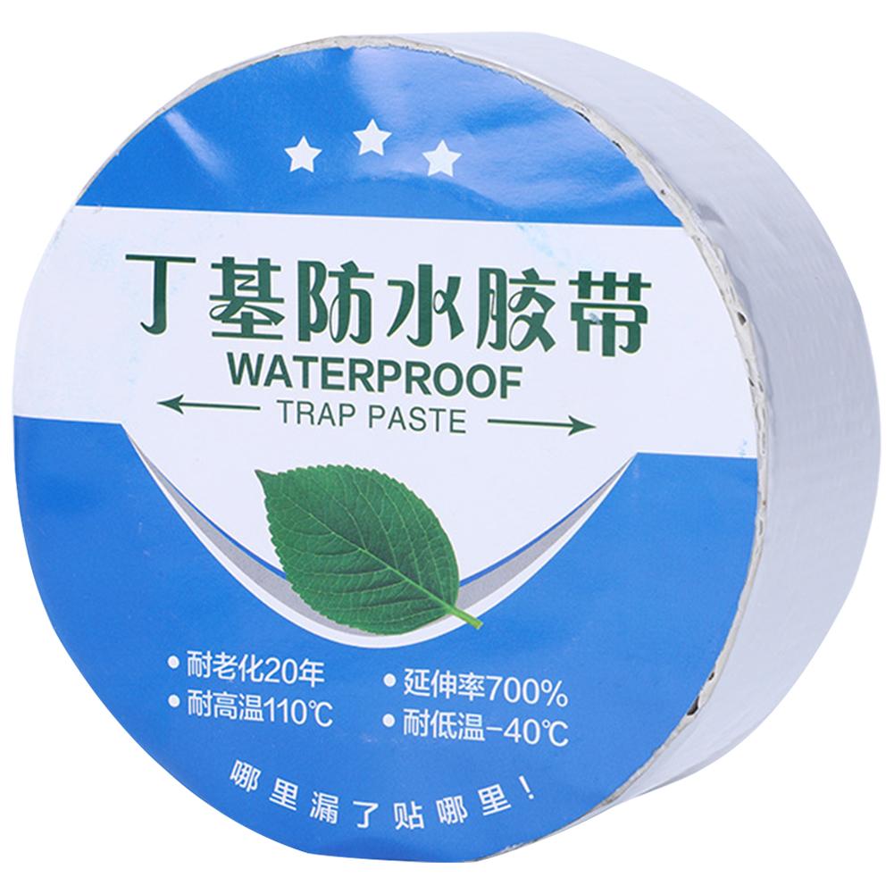 Aluminum Foil Butyl Tape Waterproof Sealant Tape Self Adhesive Aluminum Foil Tape Butyl Sealant Tape for Boat and Pipe Sealing
