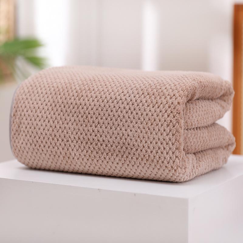 Pineapple Grid Extra Thick Large Bath Towel for Adults - Bathing & Beach Skirt Style