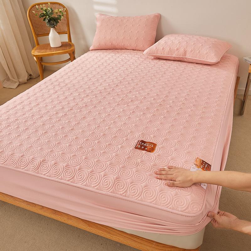 

Новый утолщенный матрас с хлопковым наполнителем, цельный, нескользящий, защитный чехол для матраса Simmons, простыня-чехол из чистого хлопка, антибактериальный 48x74cm pillowcase pair