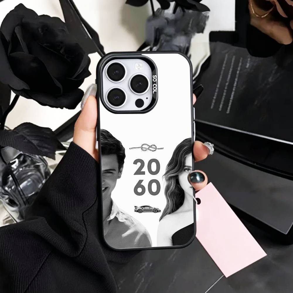 

C-Culpa Tuya MIA Phone Case For iPhone17,16,15,14,13,12,11 Plus,Pro Max Colored Silver Plated Inside Cover iPhone16promax