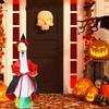 Halloween Witch Costume Set For Lawn Geese Halloween Vampire Lawn Goose Costume Halloween Party Ornaments Garden Decor