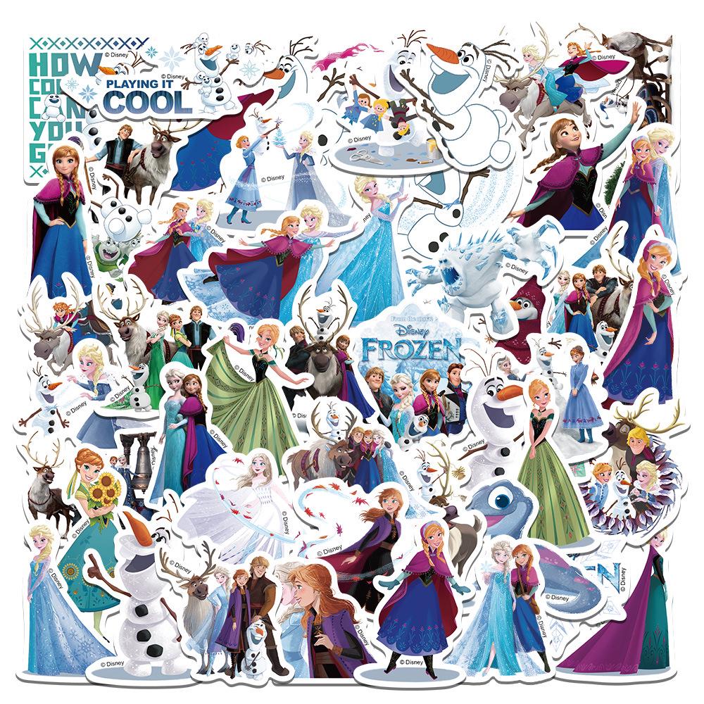 50 водостойких наклеек с популярными мультяшными персонажами для дневников и скрапбукинга Mini Size