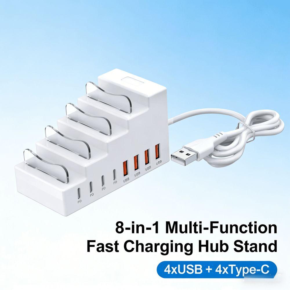 4Type C Ports Desktop Charging Power Strip 4USB Ports USB Type C Charger Laptop Charging