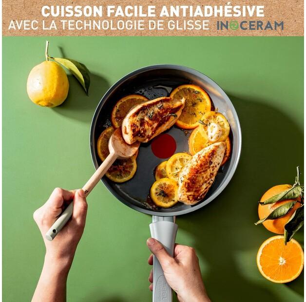 Керамическая сковорода Tefal C42732 Renew On для тушения 24 см (C4273232)