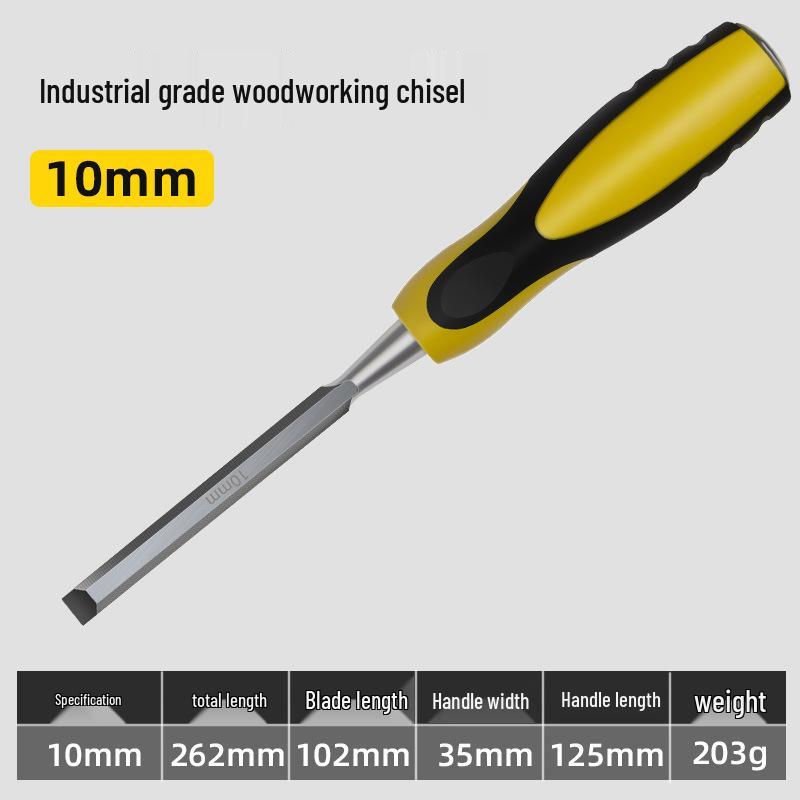 Premium Alloy Steel Woodworking Chisel Set – Complete Flat Chisel Tools for Carving and Decoration