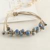 1pc Wind-Inspired Light Luxury High-End Minimalist Ceramic Grape Bead Bracelet, Suitable for Daily Wear, Holidays, and Gifting