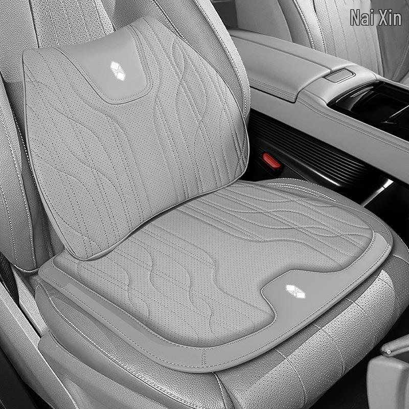 Zhijie S7/R7 & Xiangjie S9 Headrests, Lumbar Supports, Seat Cushions: All-Season, Comfortable, Breathable Leather Interior.