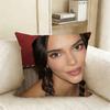 KKendall JJenner Pillow Case Living Room Sofa Cushion Cover Suitable For Home Bedroom Room Decoration