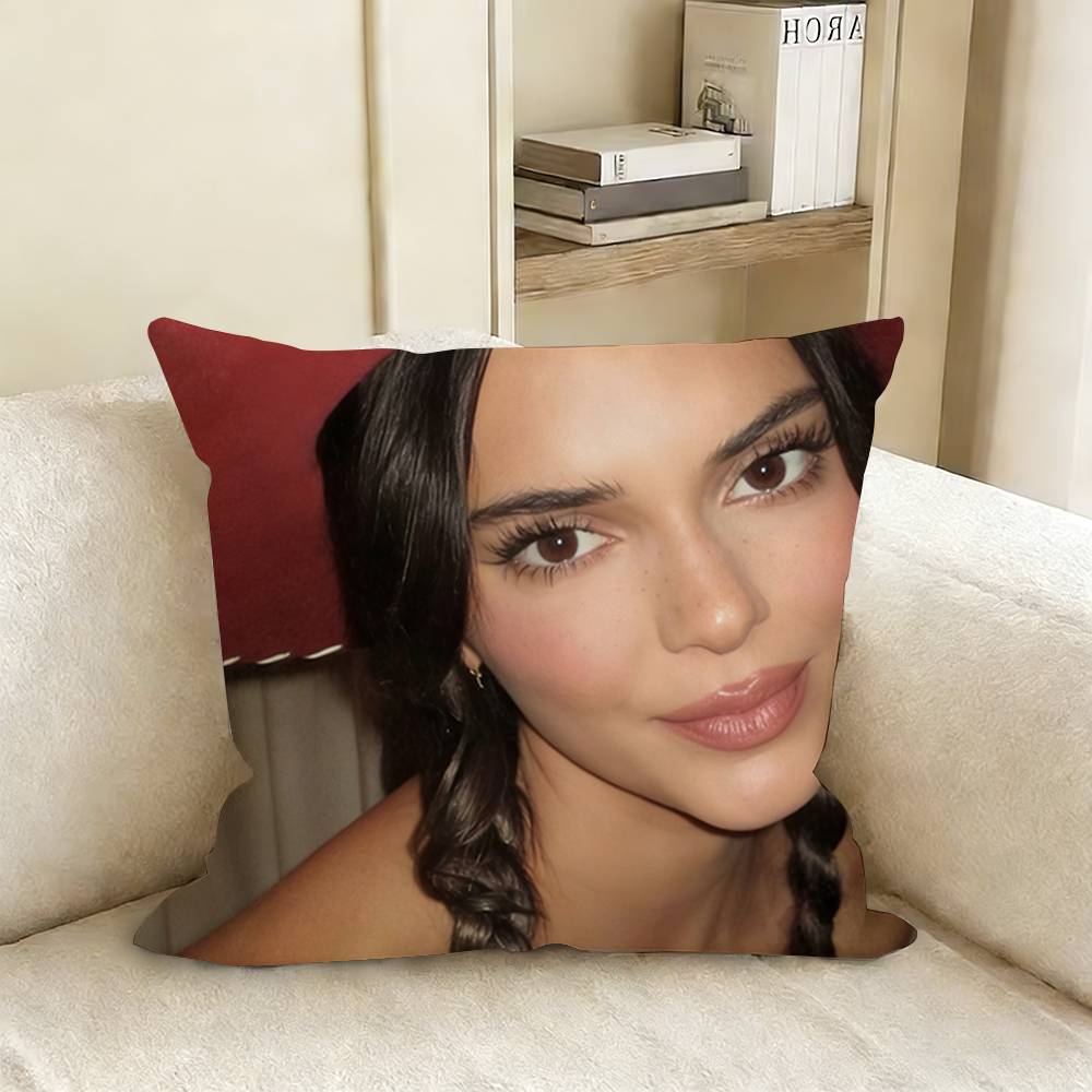 KKendall JJenner Pillow Case Living Room Sofa Cushion Cover Suitable For Home Bedroom Room Decoration