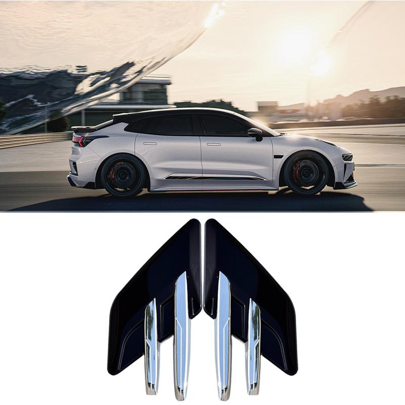 For General Car Shark Gills Car Hood Stylish Simulation Cover Trim Strong Adhesive Simulated Ventilation Cover Outlet Trim