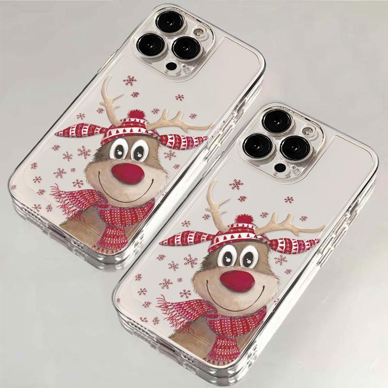 Christmas Phone Case for iPhone 11 13 XR 15 Pro Max 12 16 Pro Max for iPhone 14 7 8 Plus XS Max Samsung A15 A55 A05 Redmi 12 13C 13 Huawei Mate 30 40