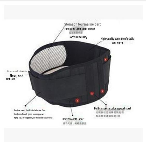 Unisex Medical Grade Lumbar Support Belt for Muscle Strain Relief - Breathable, Year-Round Back Support