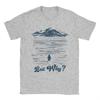 Unisex Tshirt But Why Penguin Mountain Novelty Pure Cotton Tees Short Sleeve T Shirts O Neck Clothing Gift Idea