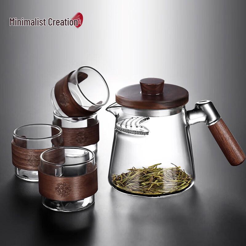 Youluo Premium Thickened Glass Teapot with Integrated Infuser