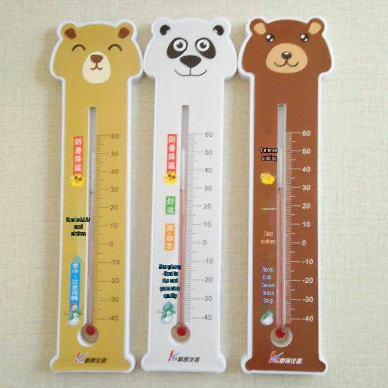 

Wall-Mounted Household Indoor Thermometer & Hygrometer with Height Electronic Display for Nursery, Air, and Refrigerator Temperature Monitoring