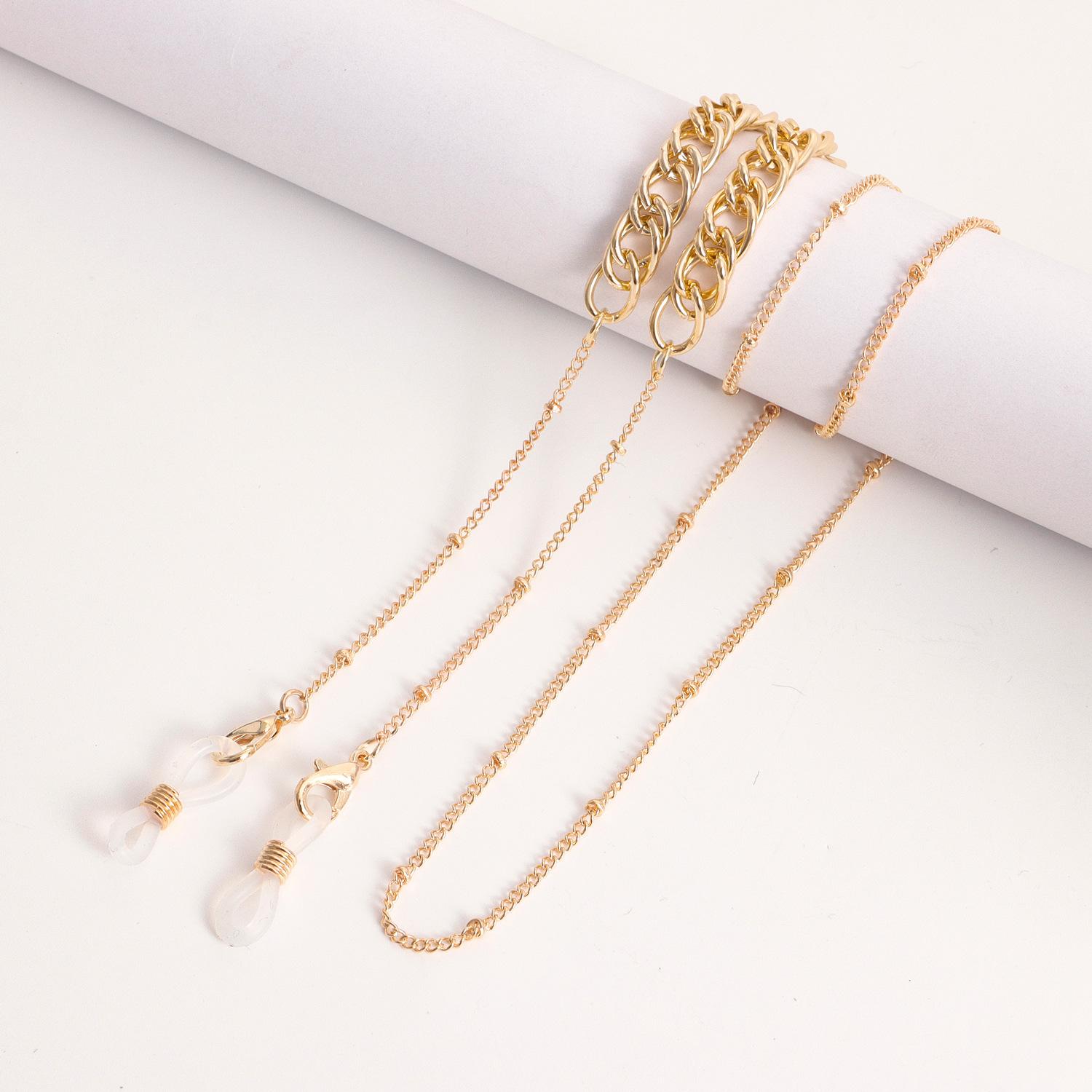 Mask hanging chain glasses hanging chain glasses chain mask chain glasses metal hanging chain metal chain spot spot