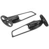 2pcs Motorcycle Rearview Mirror Adjustable Rotating Wind Wing Mirror Replacement for Ninja 250 300 H2 H4