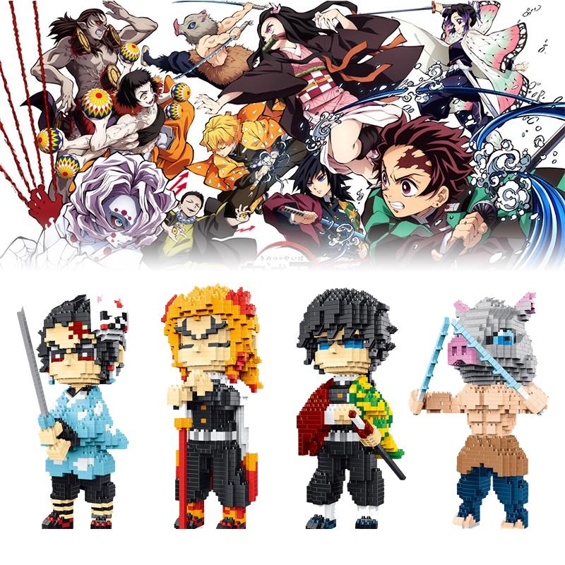 Demon Slayer Diamond Building Blocks Toy Set