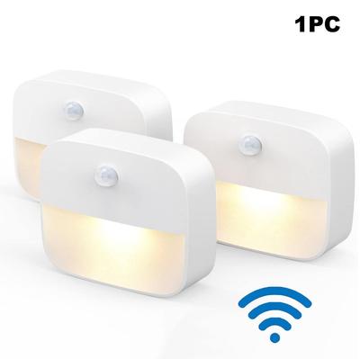 LED-Nachtlicht mit Bewegungssensor für Neugeborene – batteriebetriebene kabellose Wandlampe ohne Blendung, ideal für Flure, Schränke und Schranktüren