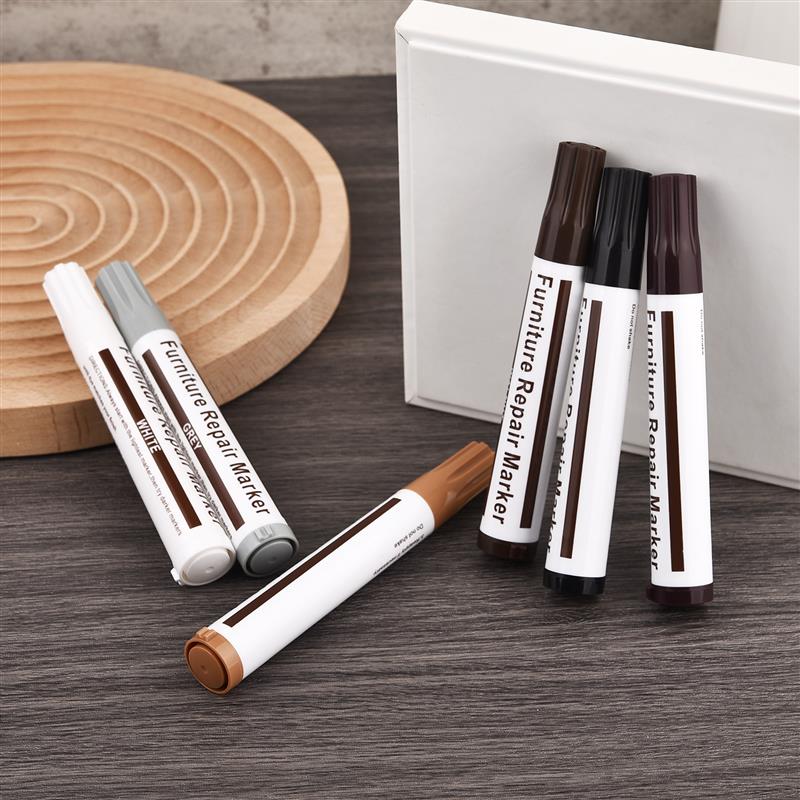 Creative Furniture Repair Pens Touch Up Markers Filler Sticks Wood Scratches Restore Kit Patch Paint Pens Wood Composite Repair