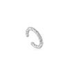 Rope Detail Minimal 925 Silver Ear Cuff E036-06H.