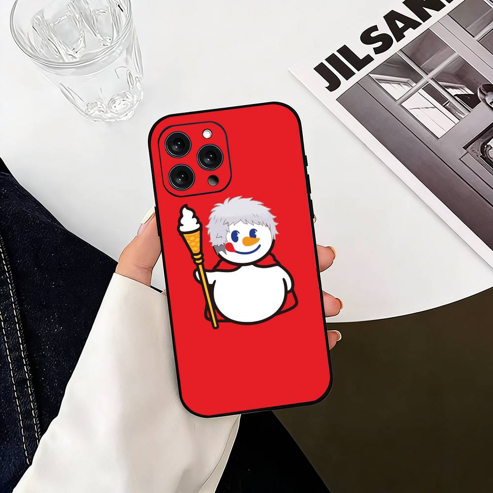 

M-Mi xue Snow k-King Phone Case For iPhone 17, 16,15,14,13,12,11 Plus,Pro Max, Others Soft Black Cover iPhoneXSMAX