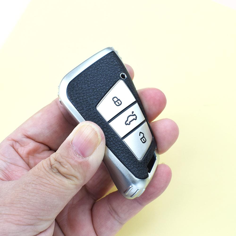 Pouzdro na klíč dálkového ovládání auta Kožené TPU Pro Škoda Kodiaq Superb A7 Pro VW Volkswagen Passat B8 Magotan Skořepina Chytrý Bezklíčový