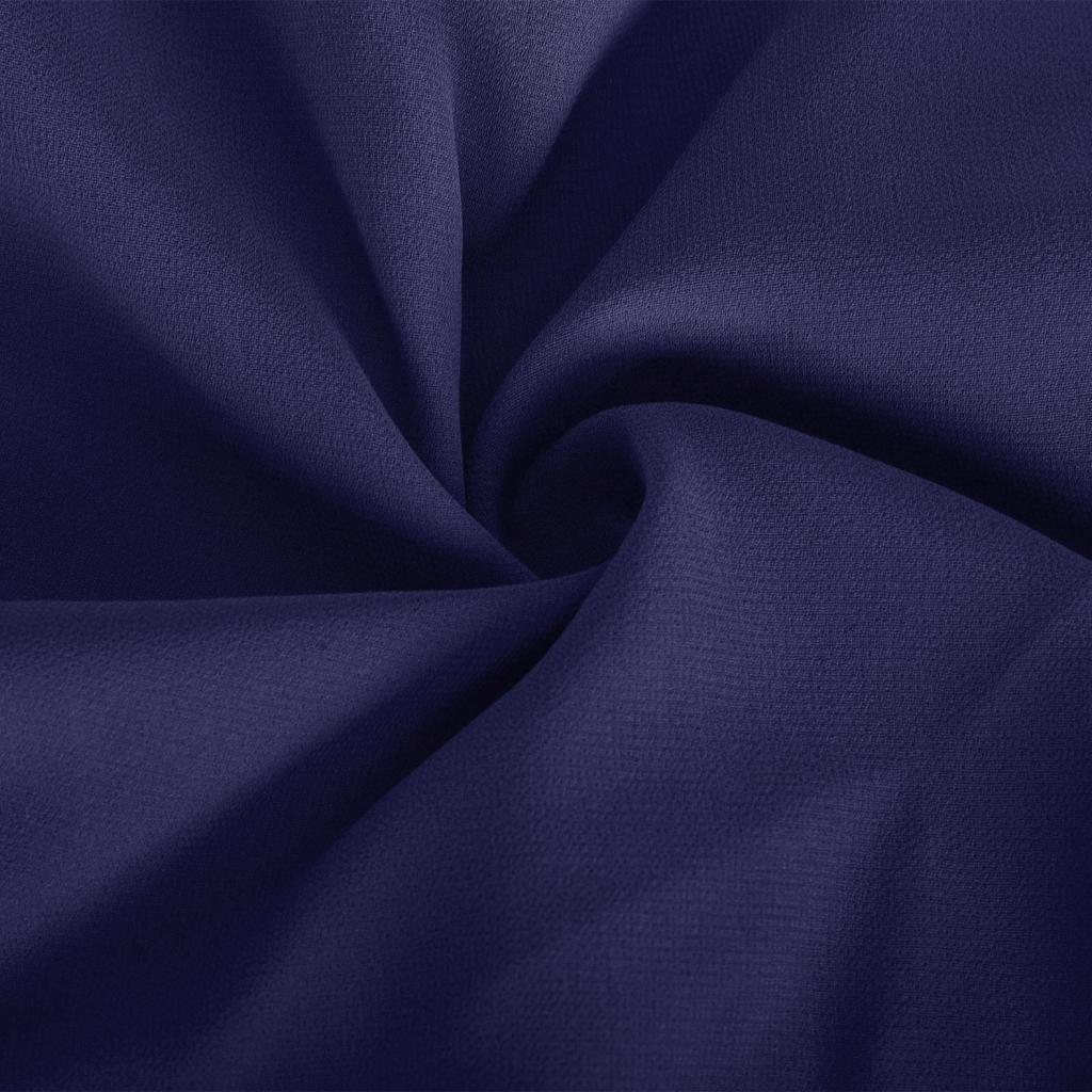 Women's Summer Dress Slim Fit Dress Solid Color Chiffon Round Neck Short Sleeved Dress