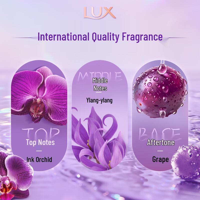 LUX Beauty Bar Soap - Ink Orchid Grape Scent