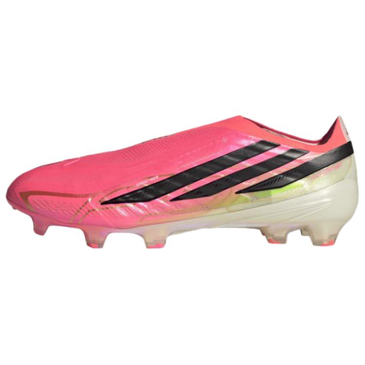 Adidas Unisex Pink/Black F50 Hyperfast Elite Laceless Fg Solar Turbo Cleats Solar-Turbo Core- Kj6080 Cm