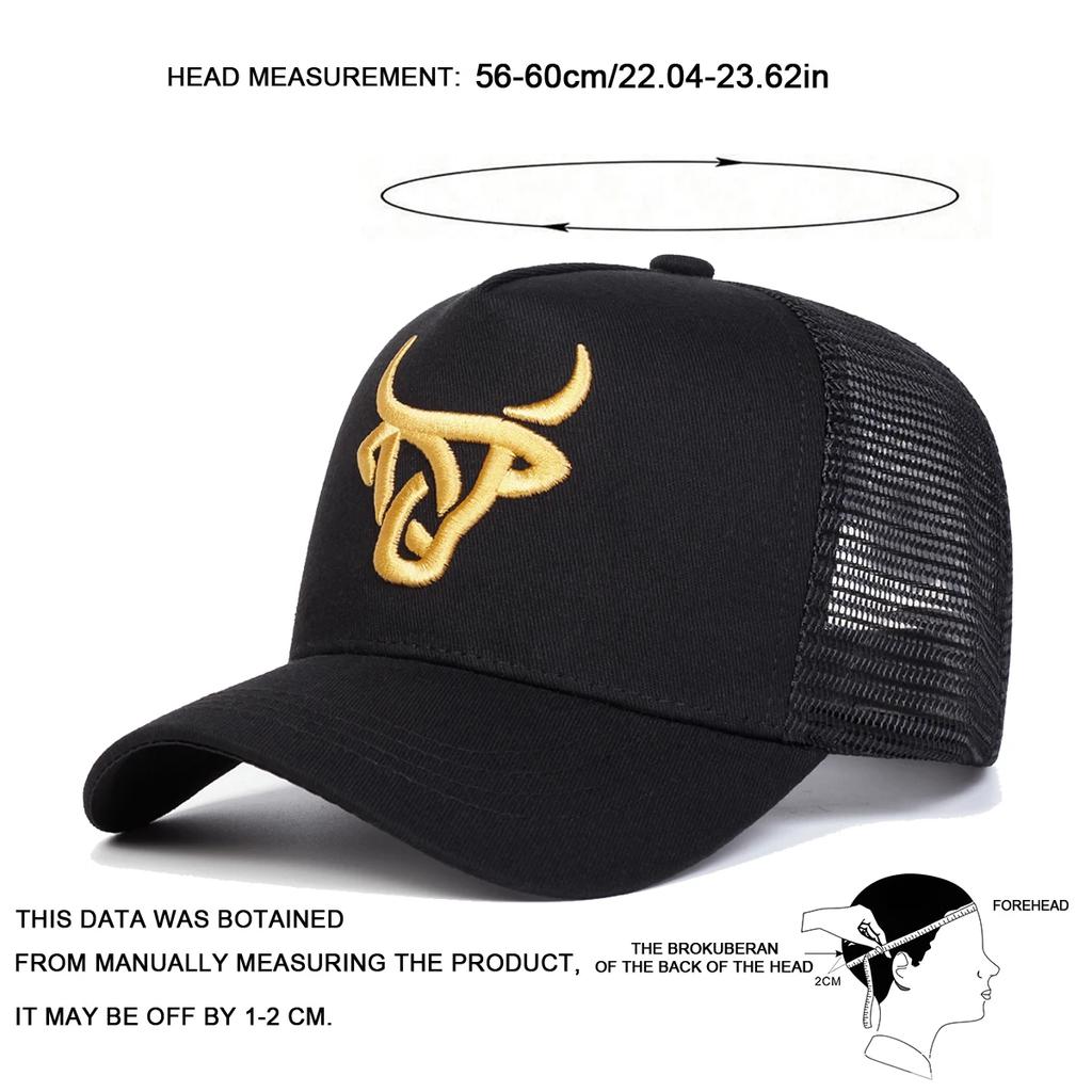 Net Baseball Stitching Embroidered Head Ox Neutral Gender Women Men For Caps Spring Summer Outdoor Adjustable Casual Hats Dad Hat Sunscreen Hat