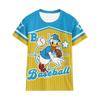 Summer Short Sleeved Cartoon Donald Duck 3D Printed Kids T-shirt for Teenagers, Trendy, Fashionable, Personalized and Fun Top