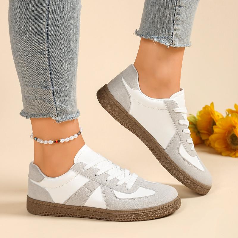 Sommer neue flache Schuhe für Damen, modische Schnür-Vulkanisierte Schuhe, bequeme tägliche Freizeitschuhe