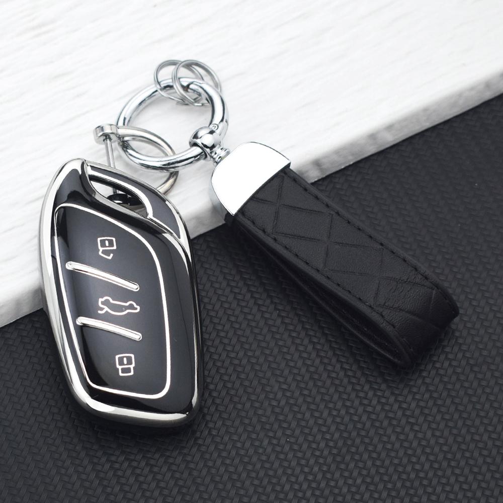 Soft Tpu Car Key Case Cover Fob For Mg Zs Ev Mg4 Hs Ehs Mg5 Mg6 Mg3 Mg7 Gt Zx For Roewe Rx5 Erx5 Rx3 Rx8 I6 I5 Car Accessories