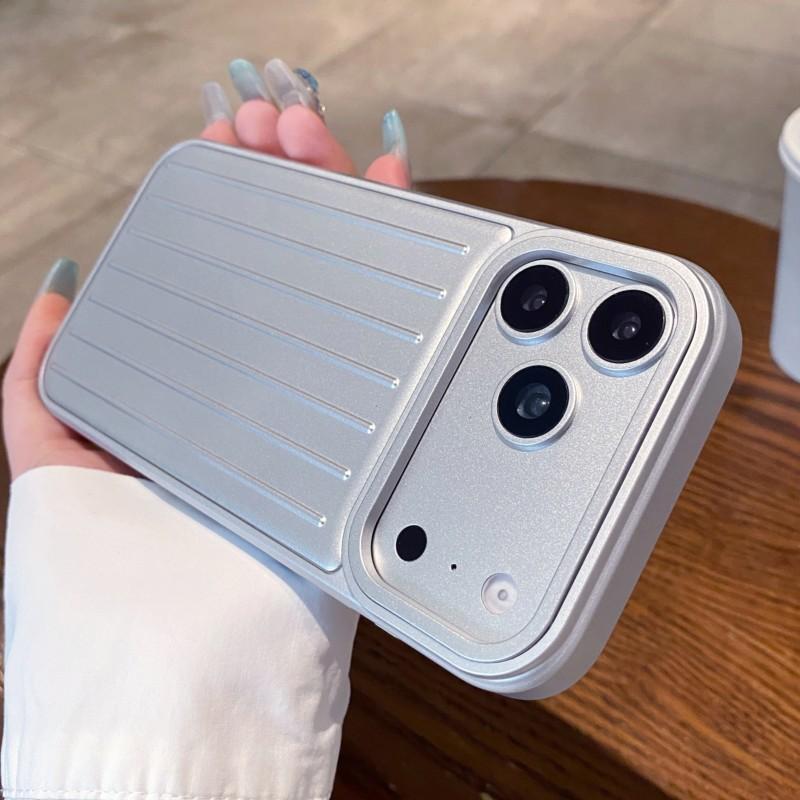 Minimalistický Business Zavazadlový Pruhovaný Kryt na Telefon 3 v 1 Nárazuvzdorný Kryt Proti Pádu pro Pro Iphone 17 16 1 14 13 Pro Max Odolný Design