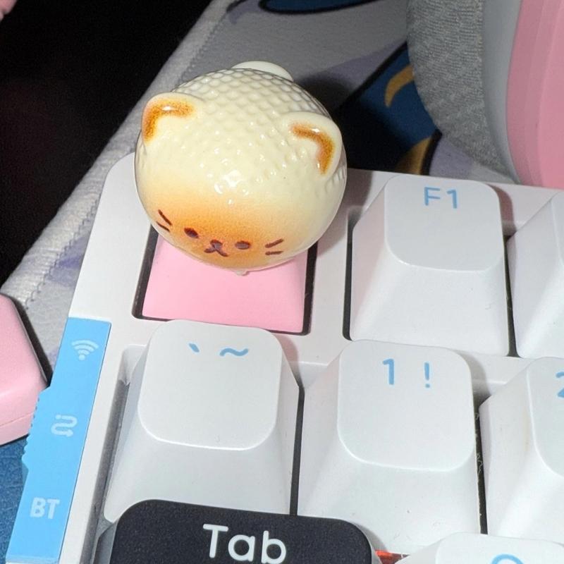 3D Mechanical Keyboards Creative Cartoon Rabbit Shaped Gamer Keyboards Keycaps for Office Decompression