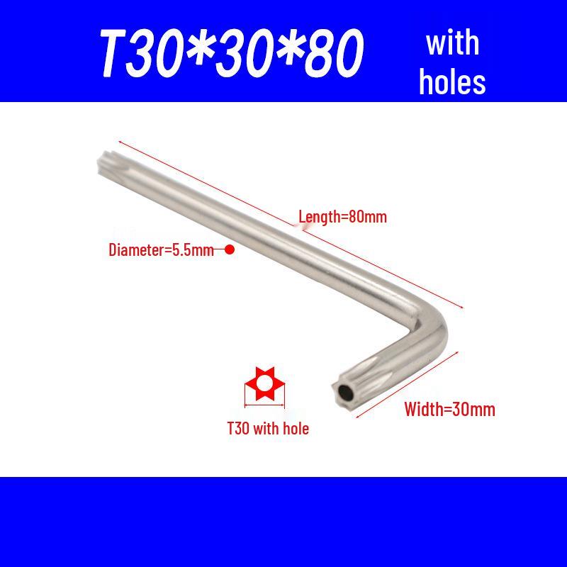 Plum Blossom Anti-theft Star and Hexagon Wrench Set (T10-T30)