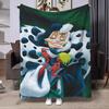 Disney Classici Cattivi Estate Inverno Bambini Adulti Coperta in Flanella Morbida Peluche per Bambini per Camera da Letto Viaggio Ufficio Divano Coperta