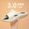 Large size slippers sports beach shoes couple new home non-slip one-word drag household Leather