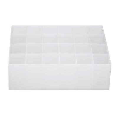 24 priehradiek Stojan na rúže Kozmetický organizér Úložný box na make-up